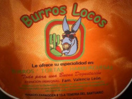 Los Burros Locos food