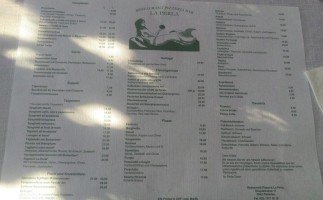 La Perla menu