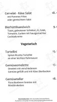 Restaurant Waldegg menu