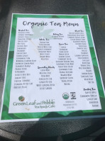 Green Leaf And Pebble Medspa Cafe menu