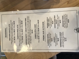 Sunergos Coffee menu