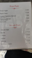 Trattoria Da Bosa menu