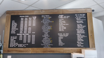 Primo Espresso menu