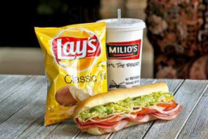 Milio's Sandwiches food