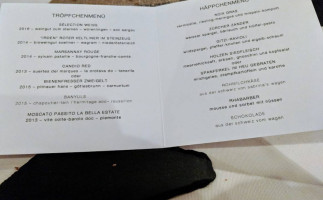 Die Rose menu