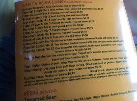 Santa Rosa Authentic Mexican inside