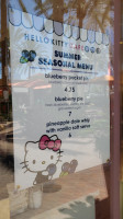 Hello Kitty Grand Cafe menu