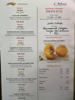 L'Italiano menu