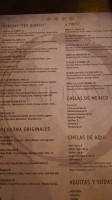 La Mejikana menu