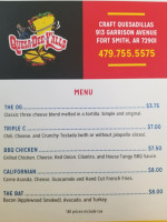 Quesa-dee-y'alls menu