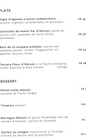 Le Vieux Bourg menu