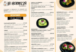 La Hornizza food