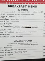 San Miguel Market Deli menu