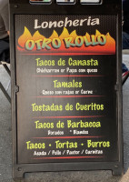 Loncheria Otro Roll menu