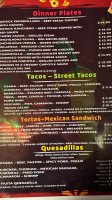 Tortilleria La Unica Tortilla Factory menu