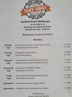 Krone menu