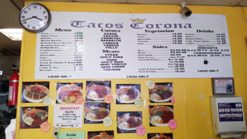 Tacos Corona food