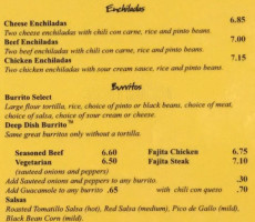 Poblanos Cafe menu