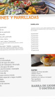 Quinta La Victora menu