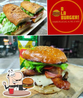 A La Burger food