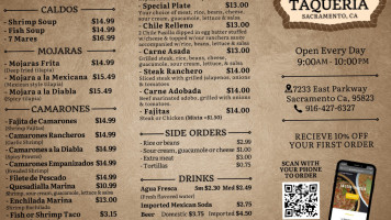 La Soga Taqueria menu