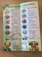 Zheng's Chinese Kitchen menu