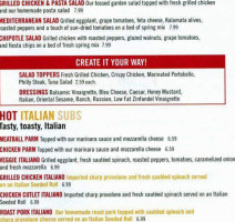 Tony Roni's Pizza Drexel Hill menu