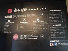 Ahha Noodles food