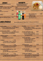 Ranchero's Mexican Grill menu