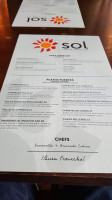 Sol Cocina Mexicana menu