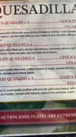 Hacienda Del Rio menu