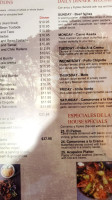 Rancho Alegre Mexican menu