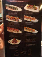 Satsuma Sushi menu