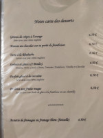 A L'ecu D'or menu