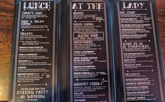 Lady of the Lake Shop menu