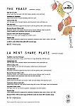 La Mint menu