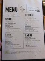 Sweet Grass menu