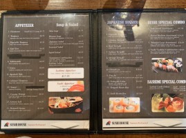 Sushi House menu