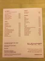 Sushipop menu