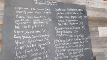 Sweetgreen Glover Park menu