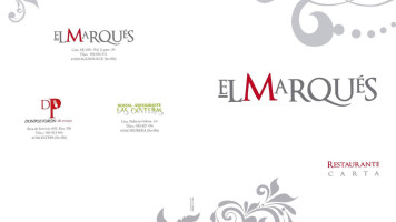 El Marques menu