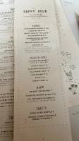 Anthem Rainey St. menu