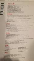 Station 6 menu