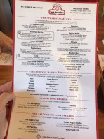 Tack House Pub menu