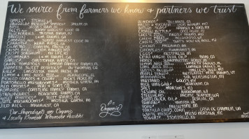 Sweetgreen menu