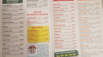 La Mamma menu