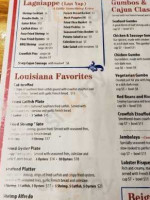 The Lost Cajun menu