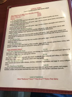 Tasty Thai menu