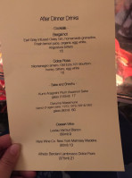 Bohemian menu