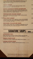 Longhorn Steakhouse menu